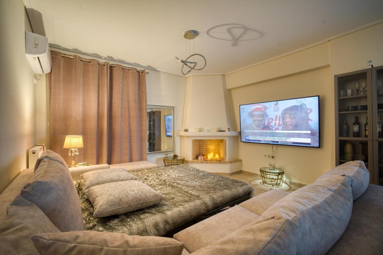 Lávrion Sea & Mountain Apartment Close To Port And City מראה חיצוני תמונה