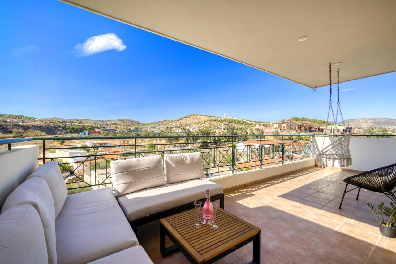 Lávrion Sea & Mountain Apartment Close To Port And City מראה חיצוני תמונה