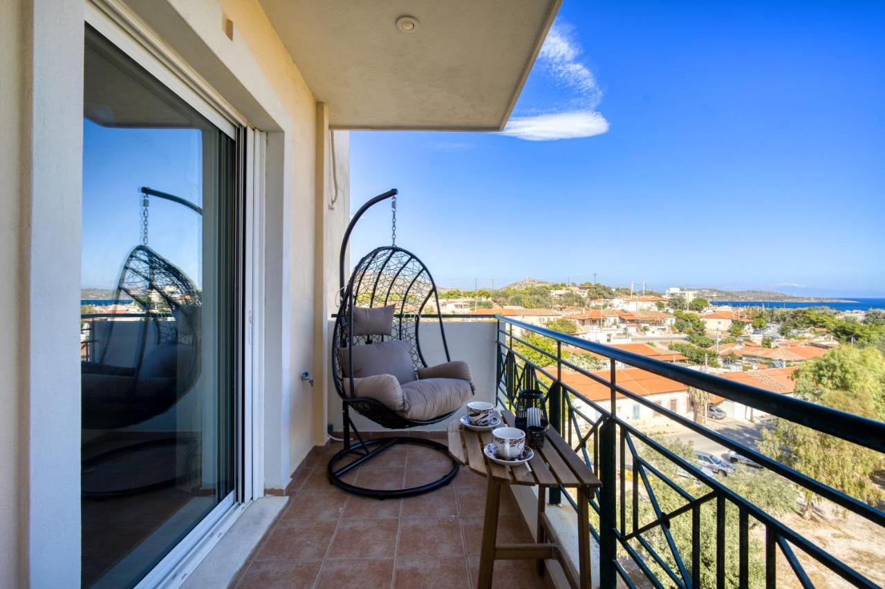Lávrion Sea & Mountain Apartment Close To Port And City מראה חיצוני תמונה